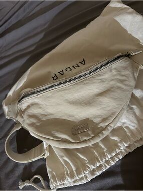 ANDAR Tatum Activi MINI in Cream Crossbody Belt Bag
